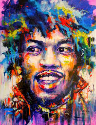 All prints feature a crisp white, matte background. Jimi Hendrix Canvas Painting By Marta Zawadzka Saatchi Art