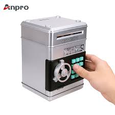 Get the best deals on piggy bank. Anpro Electronic Password Piggy Bank Atm Money Box Cash Coin Automatic Deposit Banknote Money Saving Machine Atm Bank Safe Box Buy At The Price Of 12 99 In Aliexpress Com Imall Com
