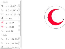 International red cross and red crescent movement. Croissant Rouge Geogebra