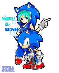 Sonic And Miku By 415sonic Super Mario Art Sonic Fan Art Sonic Art