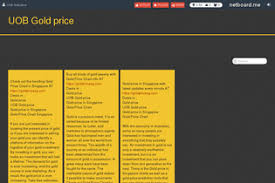 Uob Gold Price Profile