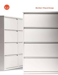 A meridian configuration can simultaneously provide storage, display, boundary, and work surface. Meridian Filing Brochure By Herman Miller By Bfi Issuu