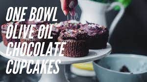 Few weeks ago, as i was reading through my friend's blogs, i came across chef dennis' recipe and photos of this gorgeous chocolate olive oil cake. One Bowl Olive Oil Chocolate Cupcakes With Chocolate Frosting Easy Cupcake Chocolate Cake Youtube