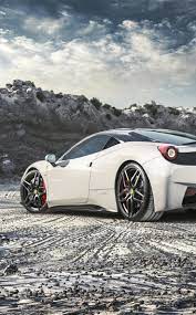 Ferrari 458 Italia White Sports Car Off Road 950x1534 Wallpaper Ferrari 458 Italia White Ferrari 458 Ferrari 458 Italia