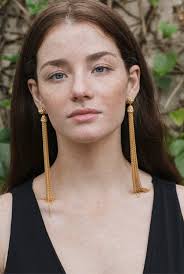 PENDIENTES LLUVIA LARGOS