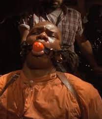 In Pulp Fiction (1994), Jules says that Mr Wallace doesn't like to be  fucked by anyone other than Mrs Wallace. Later he gets by fucked by someone  who's not Mrs Wallace, and