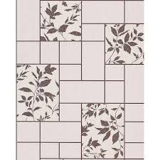 Bad fliesen braun ausgezeichnet bad fliesen braun grau fa 1 4 r 15 ziakia luxus badezimmer. Kuche Bad Tapete Edem 146 23 3d Steintapete Flur Hobbyraum Tapete Fliesen Kachel Optik Florales Muster Beige Creme Dunkel Braun Versailles 146 23