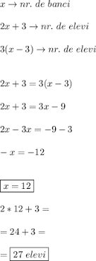 Probleme cu banci si elevi. Intr O Clasa Daca Se Aseaza Cate 2 Elevi In Banca Raman 3 Elevi In Picioare Iar Daca Se Aseaza Cate Idea Question From Fistic10