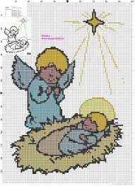 From bibs to booties to blankets, these colorful designs add life and laughter to baby's favorite belongings. Angel With Baby Jesus Cross Stitch Pattern Free Cross Stitch Patterns Simple Unique Alphabets Baby Christmas Cross Stitch Christmas Cross Stitch Patterns Free Cross Stitch Patterns Christmas