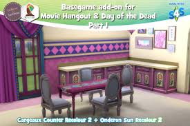 You can do whatever your heart desires in the stuff pack. My Sims 4 Blog Movie Hangout Add On Recolors By Theafricansim