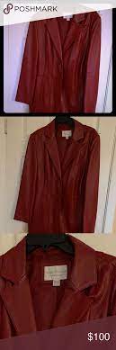 Red Leather Jacket By Worthington Size Xl Red Leather Jacket Is Soft And Supple Genuine Lambskin Size Xl Jacket Is Leather Jacket Red Leather Jacket Jackets