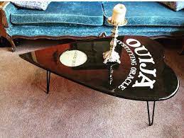 My goal for this project was to keep costs to a minimum and keep the structural design fairly simple, but ultimately wanted a fun project a… Ouija Coffee Table Gothic Home Decor Goth Home Decor Horror Decor