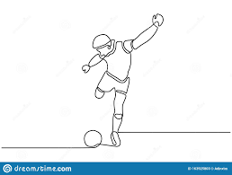 591 x 800 gif pixel. Het Voortdurende Tekenen Van Voetbal Of Voetballer Met Een Lijn Schiet De Bal Neer Om Een Doel Te Bereiken Tijdens Het Spel Of He Vector Illustratie Illustration Of Mensen Concurrentie 163925803