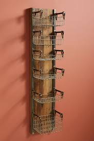 Provincial Basket Storage Rack In 2020 Storage Baskets Wall Basket Storage Diy Kitchen Storage