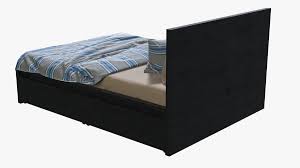 Simply flip up the bed base and hide your things inside. Ikea Malm Double Bed With Drawer 3d Model 19 Ma Obj Fbx Free3d