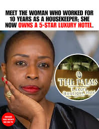 Meet Souadou Niang, a true inspiration! Once a housekeeper at the  Ritz-Carlton in the U.S., she is now a successful serial entrepreneur and  the proud owner of Palms Luxury Boutique Hotel in