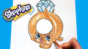 Sport bottle, step by step season 5 shopkins drawing shopkins. How To Draw Shopkins Season 3 Roxy Ring Limited Edition Step By Step Easy Toy Caboodle Youtube