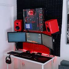 إضغط لتحميل الصورة Click To Download The Image This Wall Mounted Pc Is Insane What Would You Improve Computer Gaming Room Gaming Room Setup Game Room Design