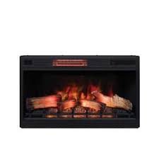 Electricfireplacesdepot.com came from our love and passion for great design, style, look and quality. Classic Flame 33 In Ventless Infrared Electric Fireplace Insert With Safer Plug 33ii042fgl The Home Depot Electric Fireplace Electric Fireplace Insert Fireplace Inserts