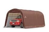 Heavy Duty Waterproof Round Style Car Garage w/ UV Protection, 12 x 20 x 8-ft ShelterLogic