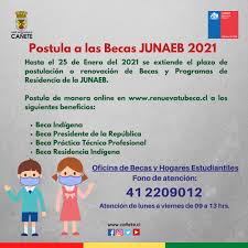 La buena noticia, es que ahora todos los beneficiarios de la beca junaeb de alimentación, también podrán acceder a la opción de recibir su compras en la puerta de su casa. Atencion Estudiantes Municipalidad De Canete Chile Facebook