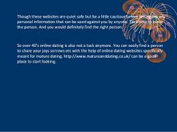 Free uk dating site free dating site for the over 40s older dating is a dedicated dating site for the over 40s, our aim is to make sure you can enjoy the process of finding a partner. Over 40s Online Dating In Uk