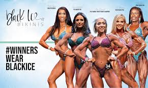 He had a suit made out of aluminum foil? Black Ice Bikinis Quality Custom Bikinis Figure Suits For Body Builders
