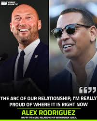 Alex Rodriguez and Derek Jeter, 1997. When they were good friends.