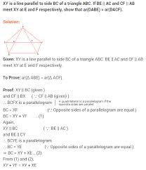 Ncert Solutions For Class 9 Maths Areas Of Parallelograms And Triangles Ex 9 3 Maths Area Math Triangle Abc
