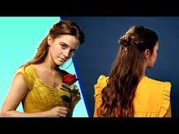 Insider spoke with the original voice actress behind belle, paige o'hara, about the upcoming movie and how it feels to have emma watson step into her shoes. Beauty And The Beast Hair Tutorial Disney Style Youtube Belle Hairstyle Emma Watson Hair Hair Styles