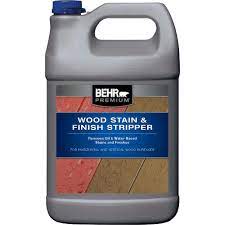 There is no such big difference between deck stains and deck sealers both works exactly the same as protection against the first more steps while decking is strippers because it helps in removing the old deck stain or sealer. Behr Premium 1 Gal Wood Stain And Finish Stripper 06401n The Home Depot
