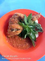 Pecel Ayam Warung Asih Lamongan Panglima Polim Pecel Food Lamongan