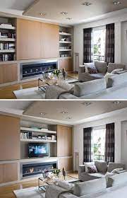 We did not find results for: Salon Bois Blanc Beige Meuble Tv Avec Panneaux Coulissants Source Journal De La Maison Condo Living Room Living Room Wood Home