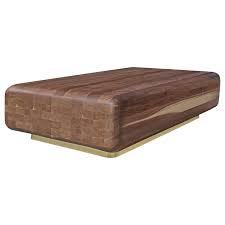 Jigsaw puzzle coffee table less. Puzzle Coffee Table In American Black Walnut With Brass Base By Mark Jupiter For Sale At 1stdibs