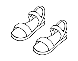 Visit our blog, coloring pages, templates, and worksheets for more free printables. Sandals Coloring Pages Coloring Pages Drawing Clothes Art Kit