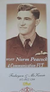 Last Thursday 27th January, Norman Peacock, 96yo ex-RAAF WWII veteran  passed away. After his Funeral Service which was held yesterday 3rd  February at 9am, a Poppy Service was conducted by Gracemere &