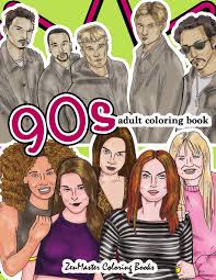 Gallery of 90s coloring pages. Amazon Com 90s Adult Coloring Book 1990s Inspired Coloring Book For Adults For Relaxation And Entertainment Coloring Books For Grownups Volume 63 9781548245405 Zenmaster Coloring Books Books
