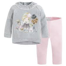 mayoral kiz bebek uzun kol t shirt tayt set cocuk modasi kiz elbiseleri kizlar