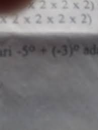 Lebih lengkapnya, kita lihat pada contoh soalnya. Nilai Dari 50 Pangkat 0 3 Pangkat 0 Brainly Co Id