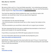 This sample acknowledgement email is for managers and human resource persons who want to acknowledge best regards, ayo oyedotun. How To Win An Airbnb Dispute With A Host For Damages In The Resolution Center