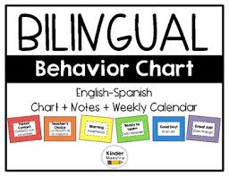 Behavior Color Chart Bilingual