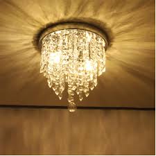 Tools Chandelier Crystal Chandelier Lighting 2 Lights Flush Mount Ceiling Light G 9 Walmart Com Walmart Com