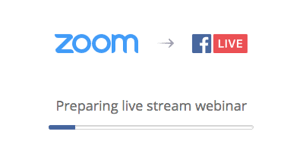 About You Can Stream A Zoom Webinar Live On Facebook Prerequisites Webinar Feature Is Enabled Zoom Client Version 4 0 Or Hig Webinar Facebook Live Streaming