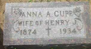 Anna A Reiser Cupp (1874-1934)