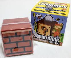 Super Mario Bros Sound Bank Retro Brick Block Figure Japan Nes
