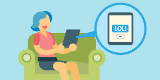 Laugh out loud funny character illustration. Learntalk Lol Laughing Out Loud And Other Shortened English Phrases Learntalk