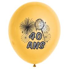 10 Ballons De Baudruche Multicolore Anniversaire 40 Ans Jour De Fete Boutique Jour De Fete