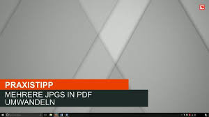 How to convert pdf to jpg online: Jpg Als Pdf Speichern So Geht S Chip