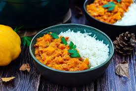 Curry De Lentilles Corail Au Potiron Et Carotte Amandine Cooking En 2020 Curry De Lentilles Corail Recettes De Cuisine Curry De Lentilles