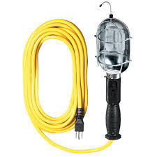 K Tool International Incandescent Trouble Light With Metal Reel Kti73362 The Home Depot Work Lights Metal Working Metal
